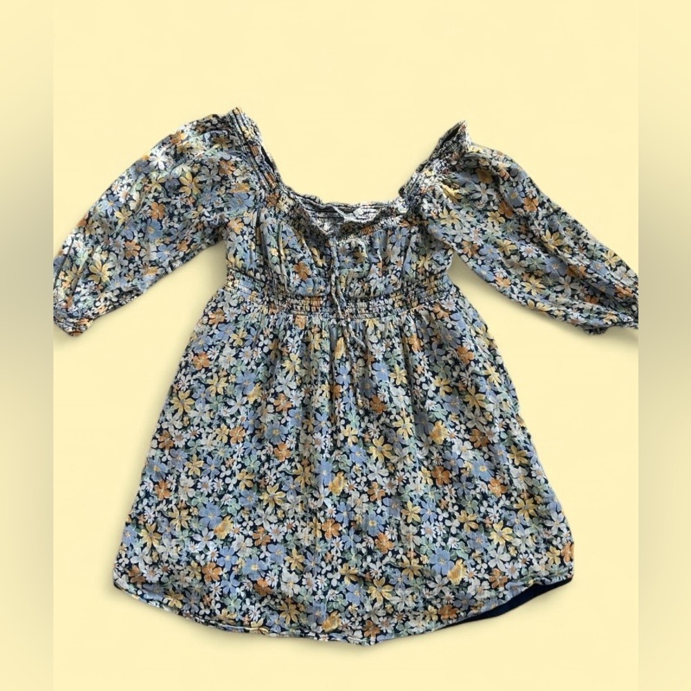 American Eagle Floral Smocked Dress | Medium | POCKETS